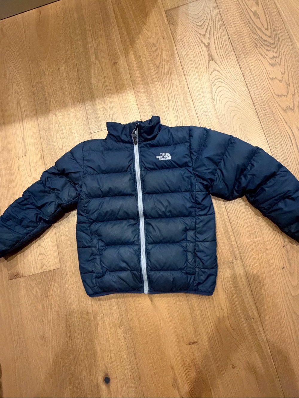The North Face Navy Blue Kids Puffer Jacket